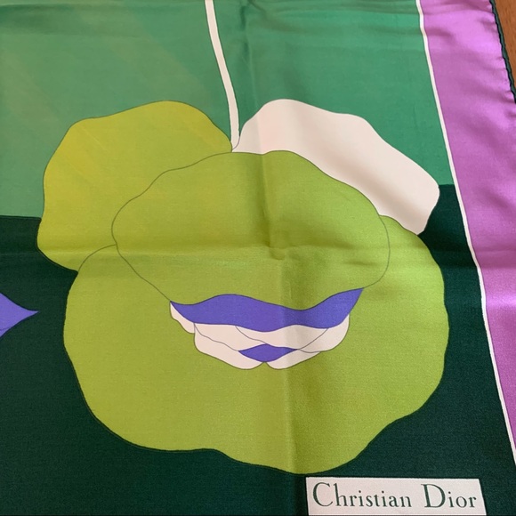 Christian Dior vintage silk scarf - Picture 5 of 8